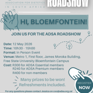 ADSA Roadshow Bloemfontein - 12 May 2026